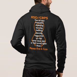 Pull À Capuche Poignardant Brûlant Tordant...RSD/CRPS
