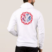 Pull À Capuche Poissons de gelée colorée (Dos)