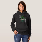 Pull À Capuche Poker Player Apparel Patricks Day Green Skulls (Devant entier)