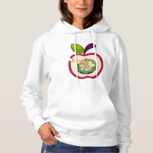 Pull À Capuche Pomme à bec à chenille