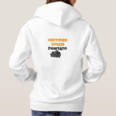 Pull À Capuche Pomme de terre certifiée sur le canapé (Dos)