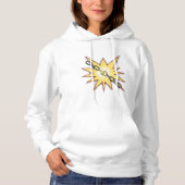 Pull À Capuche Pop Art Broken Chain Explosion Bold Comic Style (Devant)