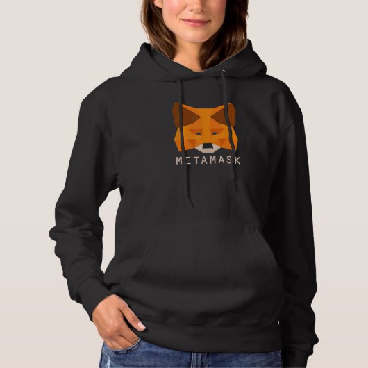 Pull À Capuche Porte-monnaie de crypto-monnaie Metamask Fox pour (Devant)
