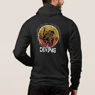 Pull À Capuche Portez votre hobby extrême, Plongée sous-marine