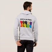 Pull À Capuche Pouvoir au peuple (Dos entier)