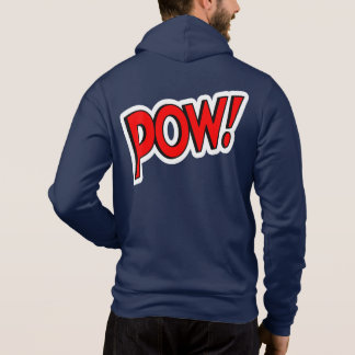 Pull À Capuche POW! Graphiques Screwball Bleu