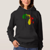 Pull À Capuche Power Hand African American Pride Black History Mo (Devant)