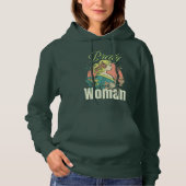 Pull À Capuche Pretty Woman – Illustration de Beauté Captivante (Devant)
