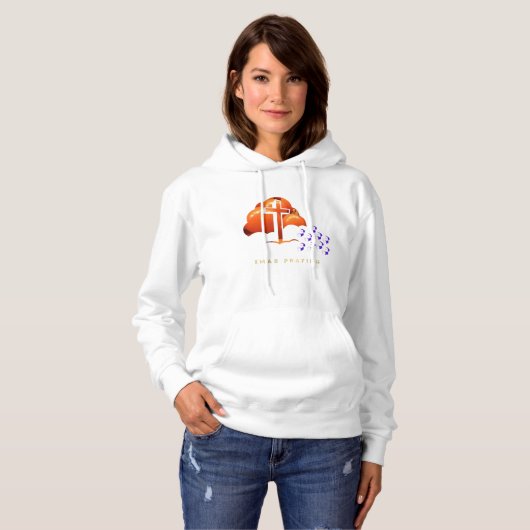 Pull À Capuche Prières de Noël (Devant entier)