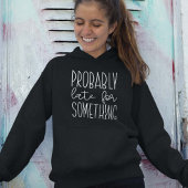 Pull À Capuche Probablement En Retard Pour Quelque Chose