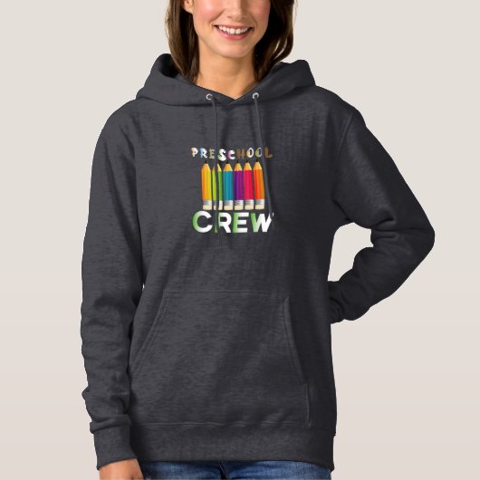 Pull À Capuche Professeur d'art préscolaire Enseignant (Devant)