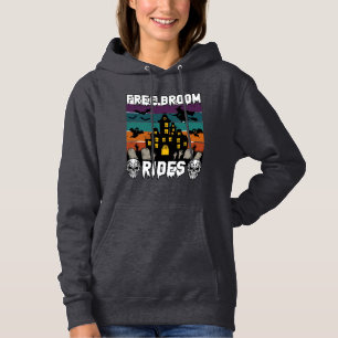 Pull À Capuche Promenades en balai gratuites Halloween Maison han