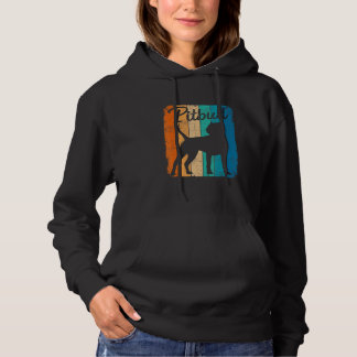 Pull À Capuche Propriétaire de chien de compagnie Pitbull Sunset