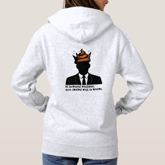 Pull À Capuche Propriété ? Non ! (Dos)