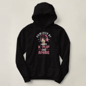 Pull À Capuche Propulsé par K-pop et Anime Kpop Merch Merchandise (Design devant)