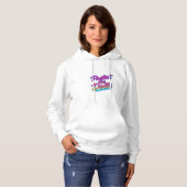 Pull À Capuche Protégez les poupées Neon Retro Art (Devant entier)