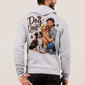 Pull À Capuche Proud Dog Dad Hoodie – Cute Dog Lover Gift for Pet