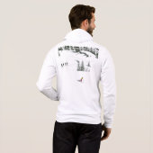 Pull À Capuche Psa 19-1 sweatshirt skieur (Dos entier)