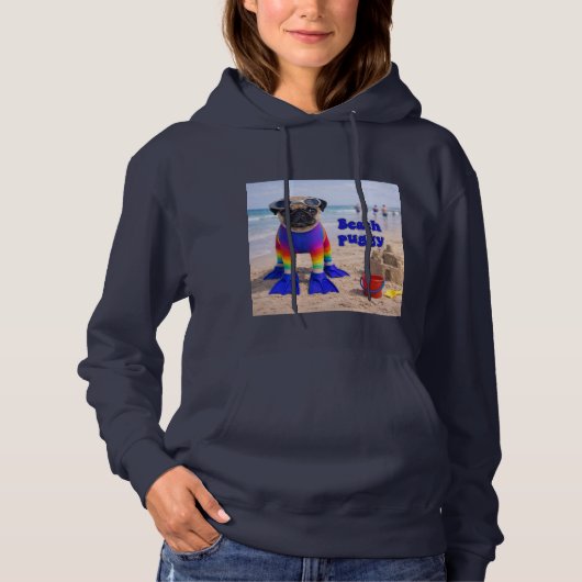 Pull À Capuche Puggy de plage (Devant)