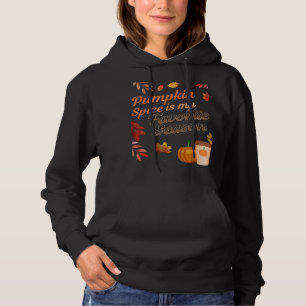 Pull À Capuche Pumpkin spice King Coffee Lover halloween & Thanks