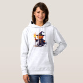 Pull À Capuche Pumpkin Wizard � Magical Halloween Sorcerer Tee (Devant entier)