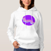 Pull À Capuche Purple Planet Womens Hoodie (Devant)