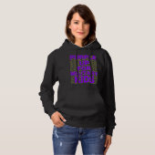 Pull À Capuche Purple Pour Les Enfants Militaires (Devant entier)