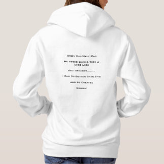 Pull À Capuche "Quand Dieu fit l'homme"