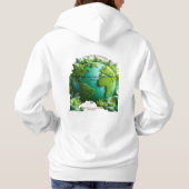 Pull À Capuche Quand vous éduquez une fille, vous éduquez une nat (Dos)