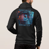 Pull À Capuche Quantum Eye tech men Bella black hoodie (Dos)