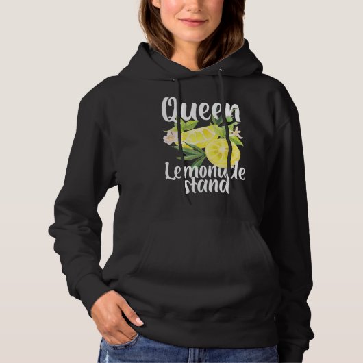 Pull À Capuche Queen Of The Lemonade Stand Lemon Juice Citrus Fou (Devant)
