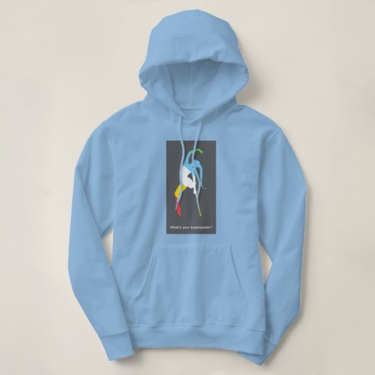 Pull À Capuche Quel est votre super-pouvoir ? Mois de la fierté d (Design devant)
