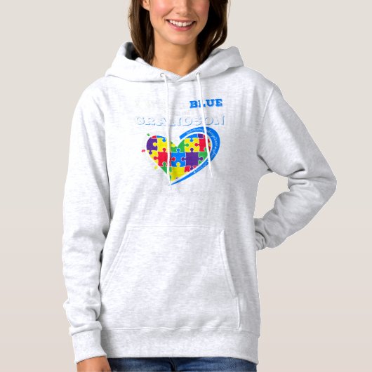 Pull À Capuche Quel grand cadeau pour une connaissance autiste co (Devant)