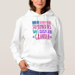 Pull À Capuche Qui a besoin de super-héros nous avons grand-père