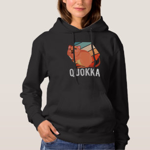 Pull À Capuche Quokka australien rétro