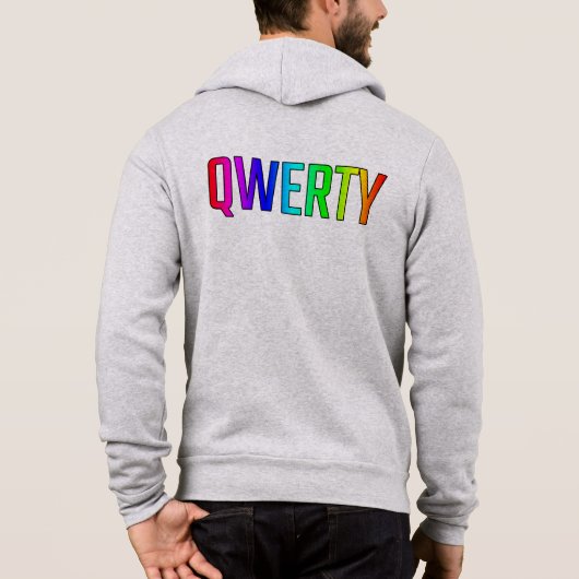 PULL À CAPUCHE QWERTY (Dos)