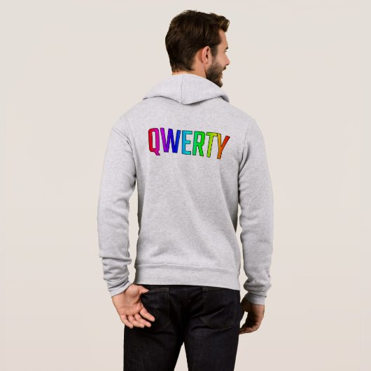 PULL À CAPUCHE QWERTY (Dos entier)