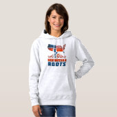 Pull À Capuche Racines norvégiennes américaines (Devant entier)
