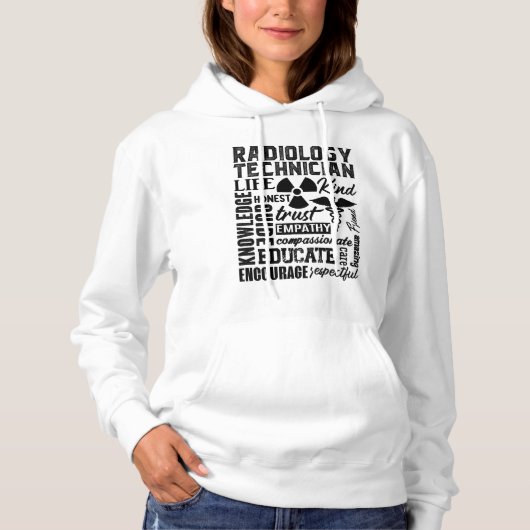 Pull À Capuche Rad Tech Technologist Xray Radiology Technician (Devant)