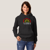 Pull À Capuche Rainbow Black History Month est tous les mois Afri (Devant entier)