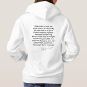 Pull À Capuche Rappelle-moi d'écarter mes mauvaises pensées (Dos)