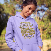 Pull À Capuche Rayonner l'amour et la gentillesse être gentil ...