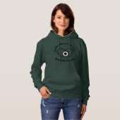 Pull À Capuche Rayons, Coeur, Monographie de protection des yeux (Devant entier)