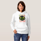 Pull À Capuche Rechargez votre esprit (Devant entier)