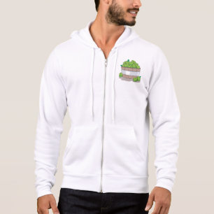 Pull À Capuche Récolte de pommes vertes fraîches baril Granny Smi