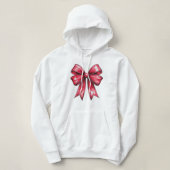 Pull À Capuche Red Ribbon Coquette bow La Saint Valentin Amour de (Design devant)