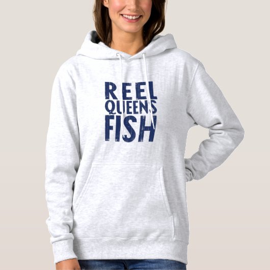 Pull À Capuche Reel Queens Fish – Women’s Hoodie (Devant)
