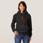 Pull À Capuche Réfléchir aux pastèques Fruits d'été tropicaux (Devant entier)