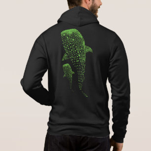 Pull À Capuche Représentation artistique de requin baleine lumine