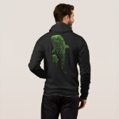 Pull À Capuche Représentation artistique de requin baleine lumine (Dos entier)